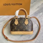 2026年5月11日入荷Louis Vuitton バッグM46895 M82717 M46895  Nano Alma  Alma   2024  Monogram Dune   18 x 12 x 8高品質新作/誕生日プレゼント/XS工