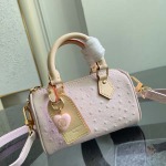 2026年5月11日入荷Louis Vuitton バッグN81879 Nano Speedy  Speedy   Monogram Empreinte   Monogram    16.0 x 10.0 x 7.5  高品質新作/誕生日プ