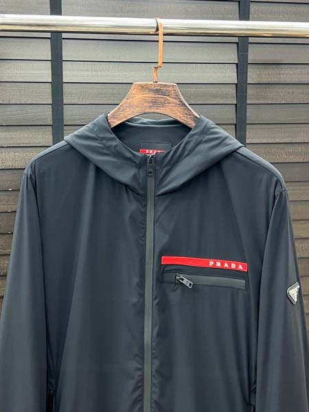 2026年6月9日入荷春秋新作Pradaジャケット高品質DH工場