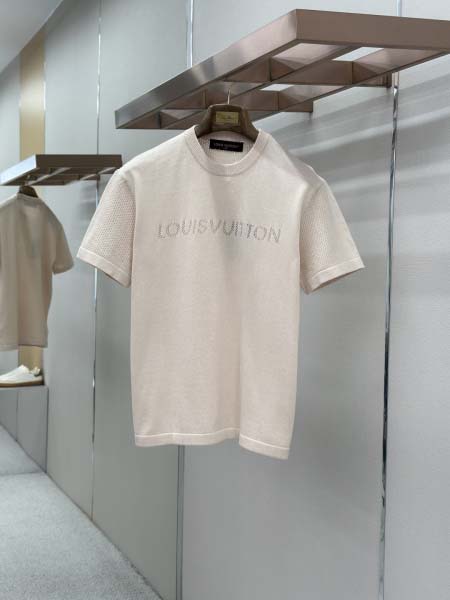 2026年6月15日春夏新作LOUIS VUITTONニットの半袖原版復刻人気で【极品】/YGY工場