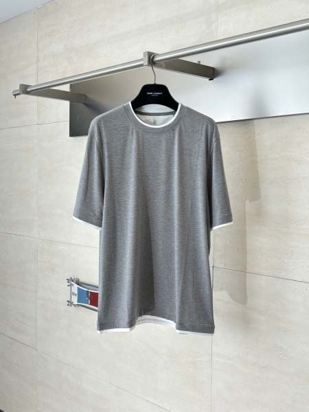 2026年6月18日春夏新作Brunello Cucinelli半袖 tシャツ高品質人気の商品/YGY工場