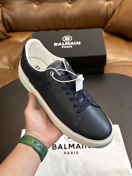 2026年7月6日入荷新品BALMAINカジュアルシューズ/スニーカー｜メンズ靴人気本革製ギフト/誕生日/TL工場