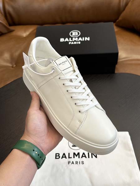 2026年7月6日入荷新品BALMAINカジュアルシューズ/スニーカー｜メンズ靴人気本革製ギフト/誕生日/TL工場