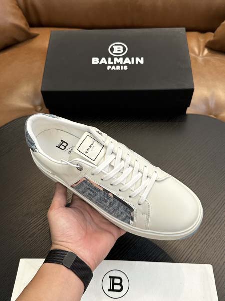 2026年7月6日入荷新品BALMAINカジュアルシューズ/スニーカー｜メンズ靴人気本革製ギフト/誕生日/TL工場