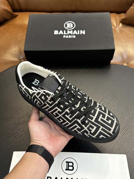 2026年7月6日入荷新品BALMAINカジュアルシューズ/スニーカー｜メンズ靴人気本革製ギフト/誕生日/TL工場