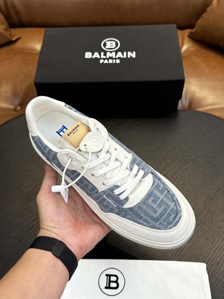 2026年7月6日入荷新品BALMAINカジュアルシューズ/スニーカー｜メンズ靴人気本革製ギフト/誕生日/TL工場