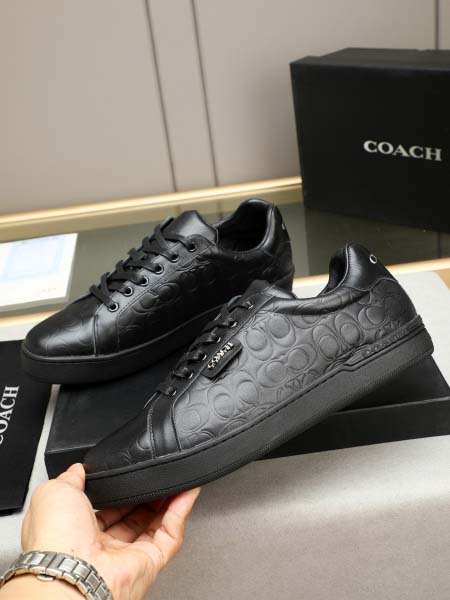 2026年7月7日入荷新品COACHカジュアルシューズ/スニーカー｜メンズ靴人気本革製ギフト/誕生日/TL工場