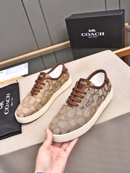 2026年7月16日入荷新品COACHカジュアルシューズ/スニーカー｜メンズ靴人気本革製ギフト/誕生日/TL工場