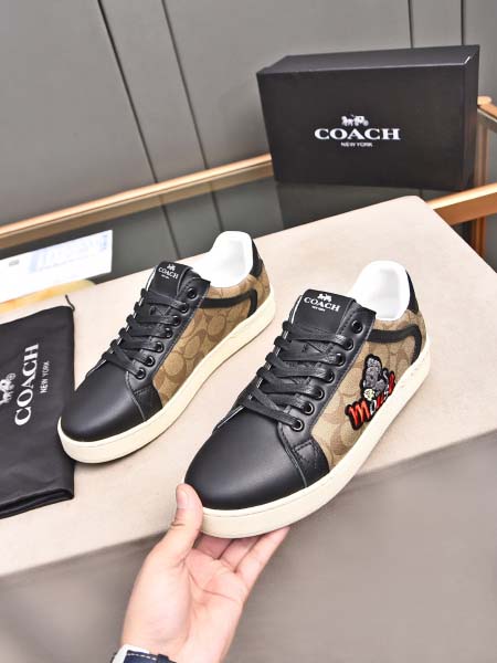2026年7月16日入荷新品COACHカジュアルシューズ/スニーカー｜メンズ靴人気本革製ギフト/誕生日/TL工場