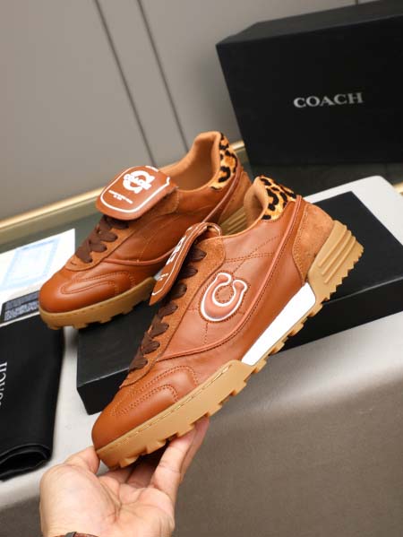 2026年7月18日入荷新品COACHカジュアルシューズ/スニーカー｜メンズ靴人気本革製ギフト/誕生日/TL工場