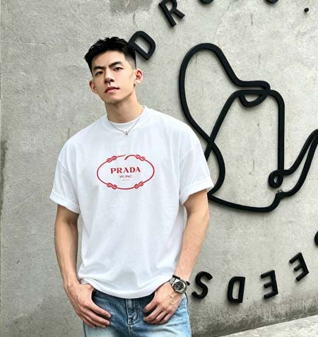 2026年9月3日秋冬新作Prada半袖 tシャツ高品質人気の商品/YGY工場