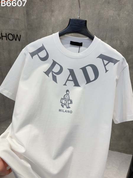 2026年9月3日秋冬新作Prada半袖 tシャツ高品質人気の商品/YGY工場