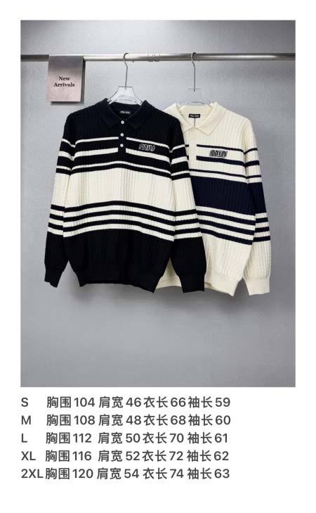 2026年9月3日秋冬新作 MIU MIU長袖高品質人気の商品/YGY工場