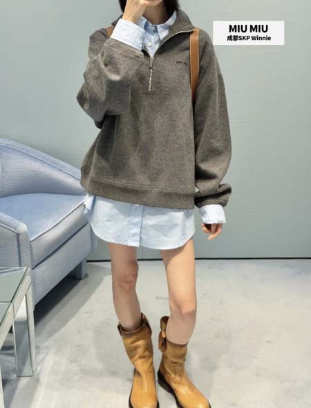 2026年9月3日秋冬新作MIUMIUニットのセーター高品質人気の商品/YGY工場