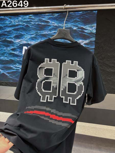 2026年9月15日秋冬新作Balenciaga半袖 tシャツ高品質人気の商品/YGY工場