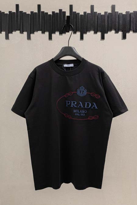 2026年9月3日秋冬新作Prada半袖 tシャツ高品質人気...