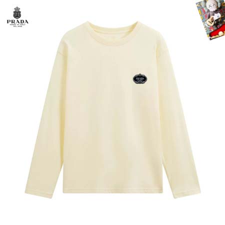 2026年10月10日入荷新作Prada 長袖Tシャツ /（ブランドタグ（ネームタグ）の後縫い）JX工場