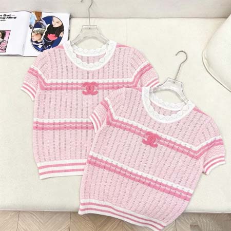 2026年10月14日入荷秋冬新作Chanelニットの半袖女...