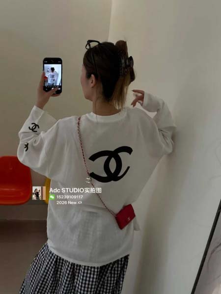 2026年10月15日入荷秋冬新作Chanel長袖女性用ファ...