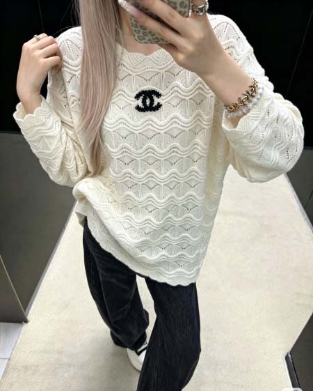 2026年10月15日入荷秋冬新作Chanel長袖女性用ファ...