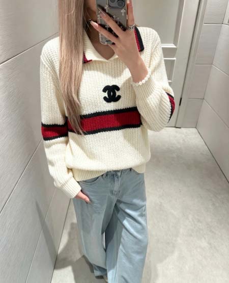 2026年10月15日入荷秋冬新作Chanel長袖女性用ファ...