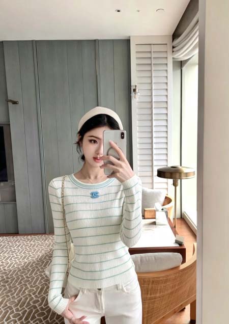 2026年10月15日入荷秋冬新作Chanel長袖女性用ファ...