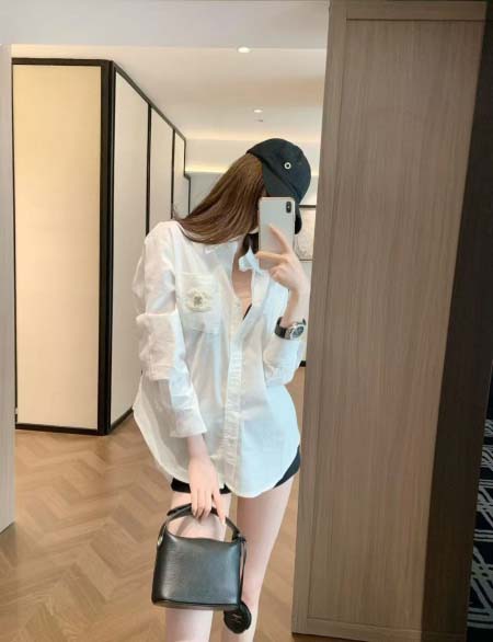 2026年10月15日入荷秋冬新作Chanelシャツ女性用フ...