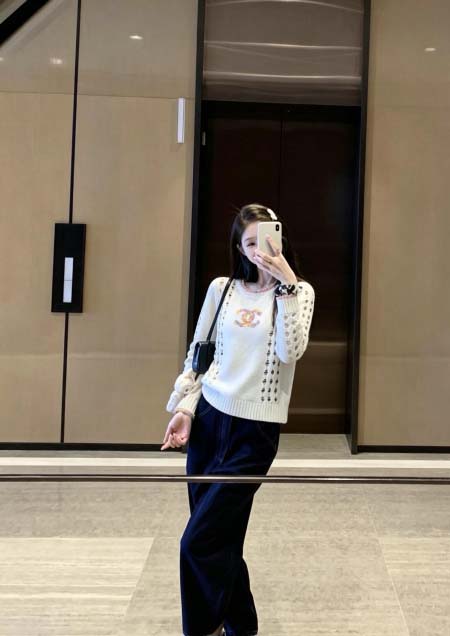 2026年10月15日入荷秋冬新作Chanel長袖女性用ファ...