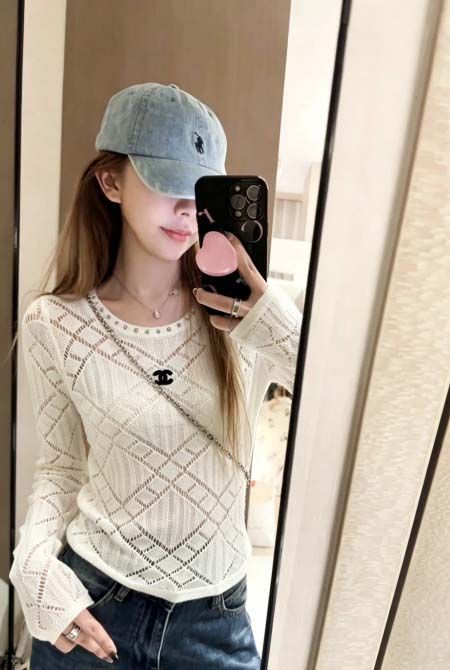 2026年10月15日入荷秋冬新作Chanel長袖女性用ファ...