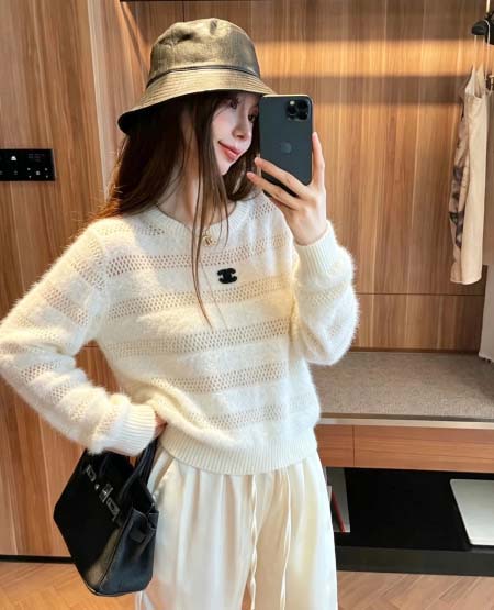 2026年10月15日入荷秋冬新作Chanel長袖女性用ファ...