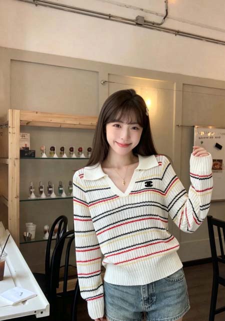 2026年10月15日入荷秋冬新作Chanel長袖女性用ファ...