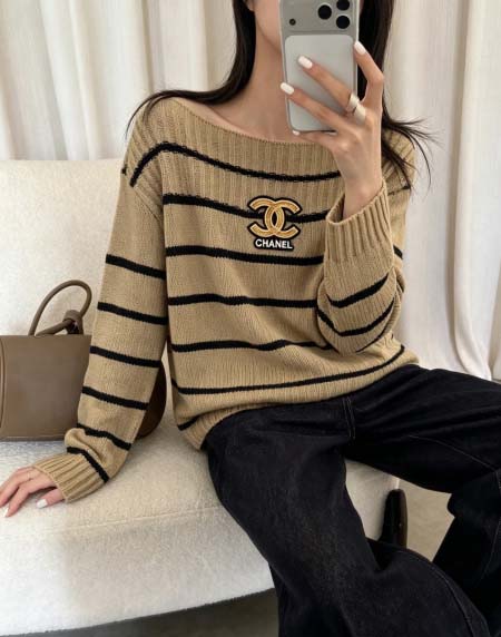 2026年10月15日入荷秋冬新作Chanel長袖女性用ファ...
