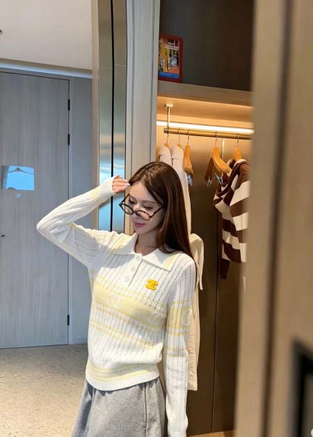 2026年10月15日入荷秋冬新作Chanel長袖女性用ファ...