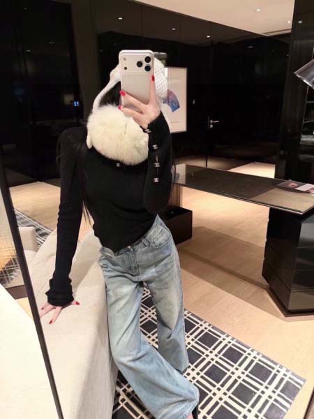 2026年10月15日入荷秋冬新作Chanelニット女性用フ...