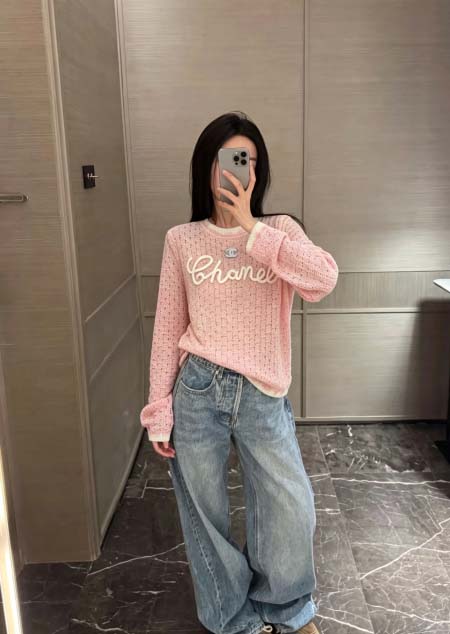 2026年10月15日入荷秋冬新作Chanel長袖女性用ファ...