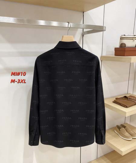2026年10月25日秋冬新作Prada 長袖 シャツ人気商...